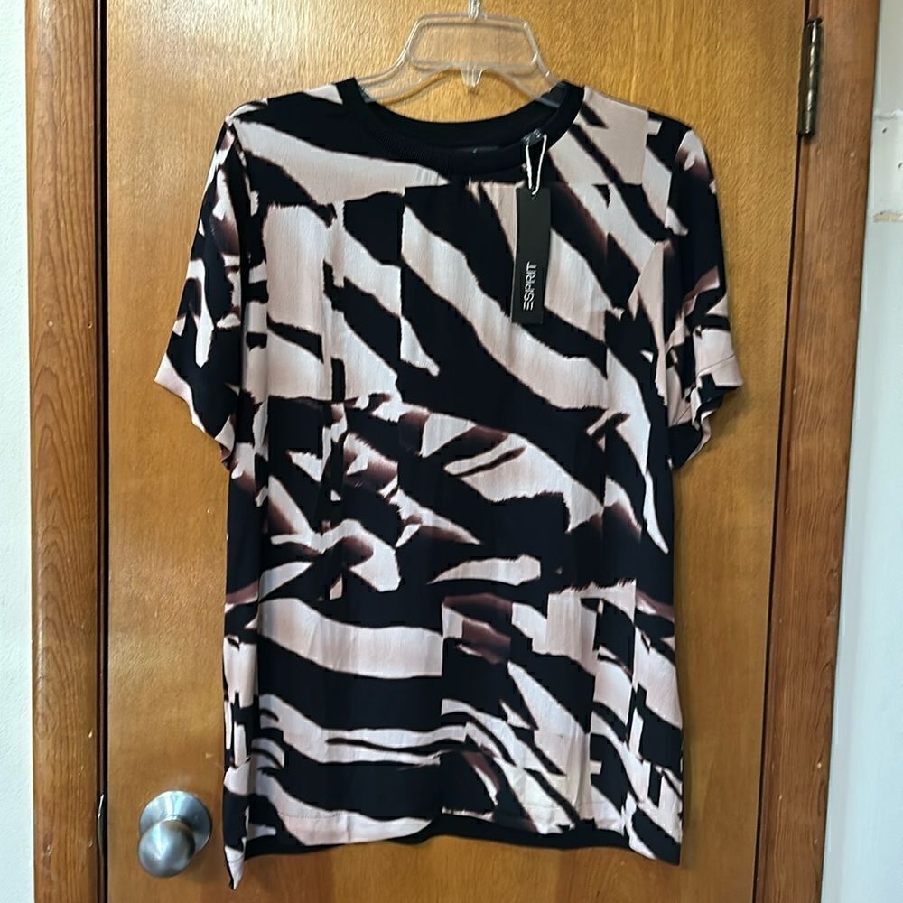 Animal print blouse 